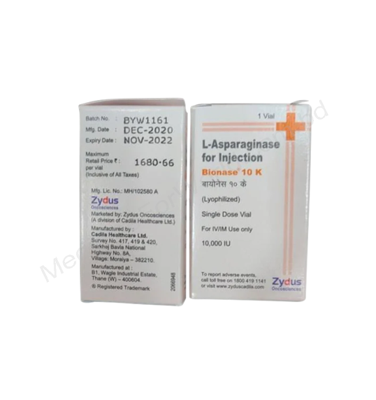 Bionase- Generic L-Asparaginase- Zydus pharma