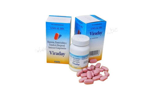 Viraday- Generic Efavirenz + Emtricitabine + Tenofovir disoproxil fumarate- Cipla Pharma