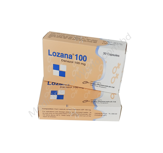 Lozana- 通用的 丹那唑- 孟家拉伊斯达制药