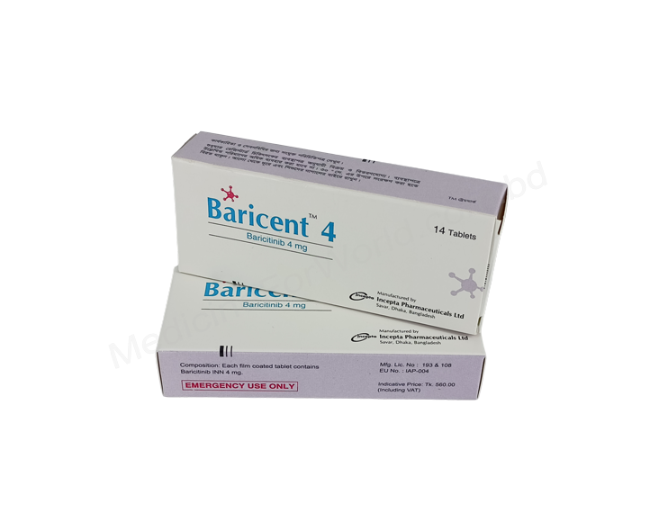 Baricent- Generic Baricitinib- Incepta Pharma
