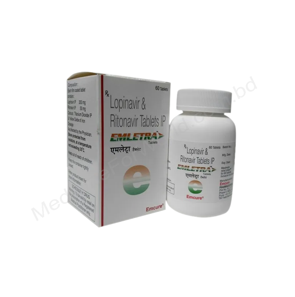 Emletra- Generic Lopinavir + Ritonavir- Emcure Pharma