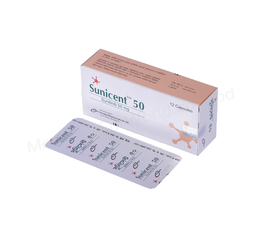 Sunicent- Generic Sunitinib- Incepta Pharma