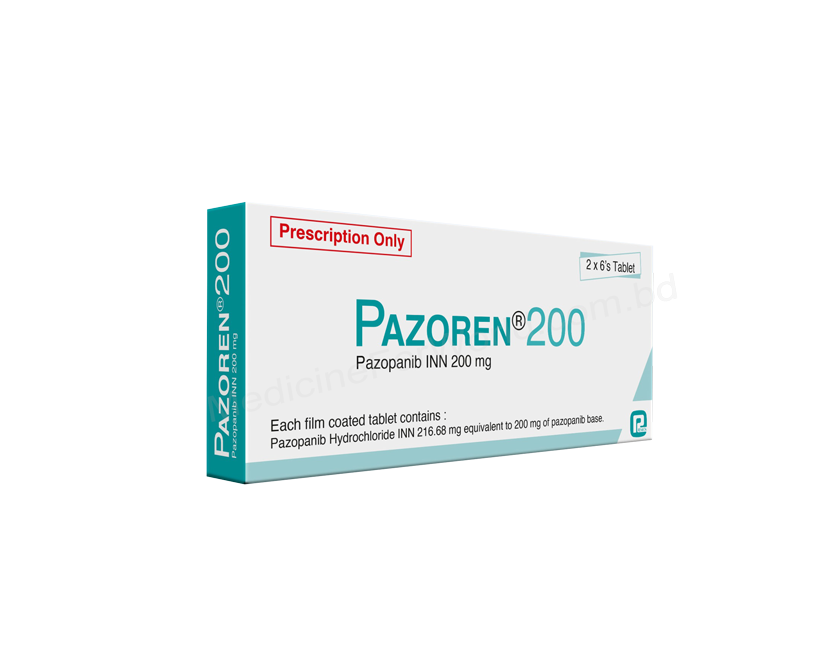 Pazoren- Родовое Пазопаниб- Renata pharma