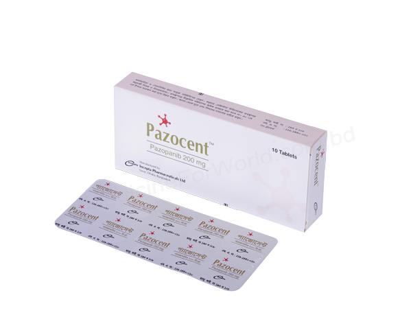 Pazocent- 通用的 帕唑帕尼/培唑帕尼- 孟家拉伊斯达制药