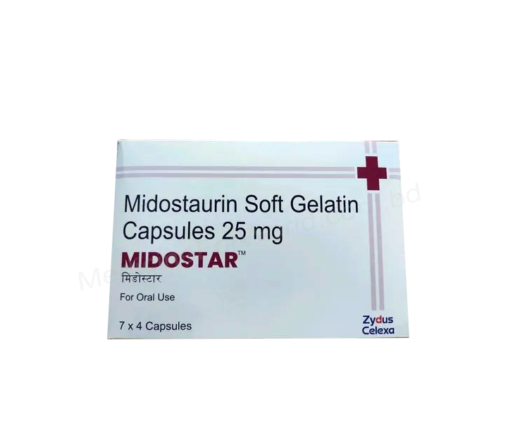 Midostar- Родовое мидостаурин- Zydus pharma