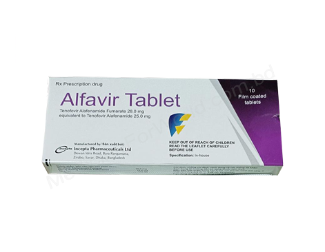 Alfavir- Generic Tenofovir Alafenamide- Incepta Pharma