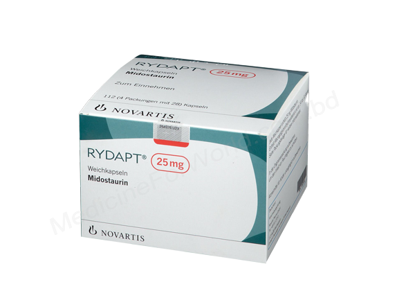 Rydapt- Родовое мидостаурин- Novartis Pharma
