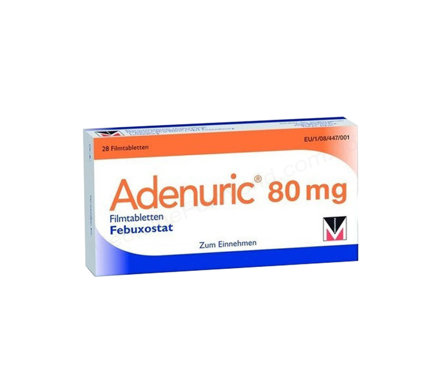 Adenuric- Родовое Фебоксостат- I.E. ULAGAY pharma