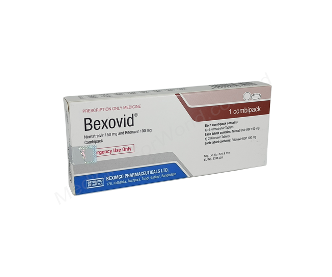 Bexovid- Родовое Nirmatrelvir+Ритонавир- Beximco Pharma