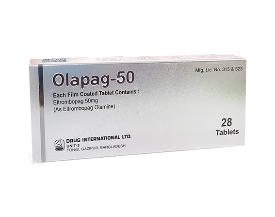 Olapag- Родовое Элтромбопаг- Drug International Pharma