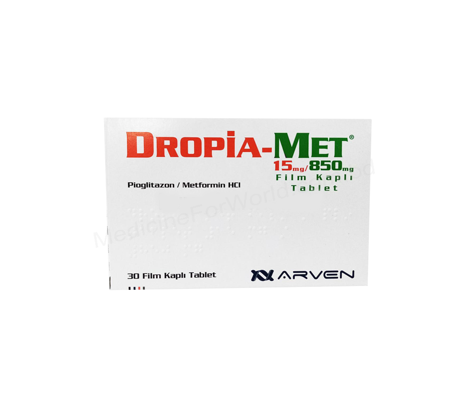Dropia-met- 通用的 PIOGLITAZONE + METFORMIN- ARVEN Pharma