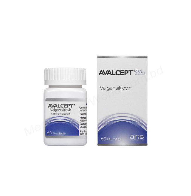 Avalcept- 通用的 缬更昔洛韦- Aliraif Pharma