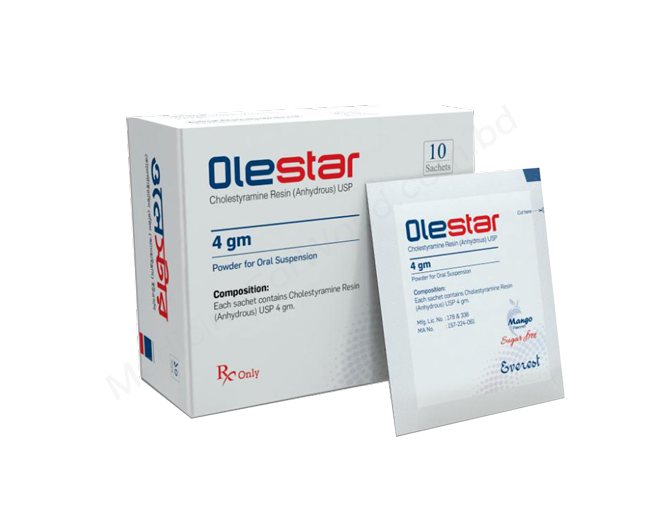 Olestar- Generic Cholestyramine Resin- Everest Pharma