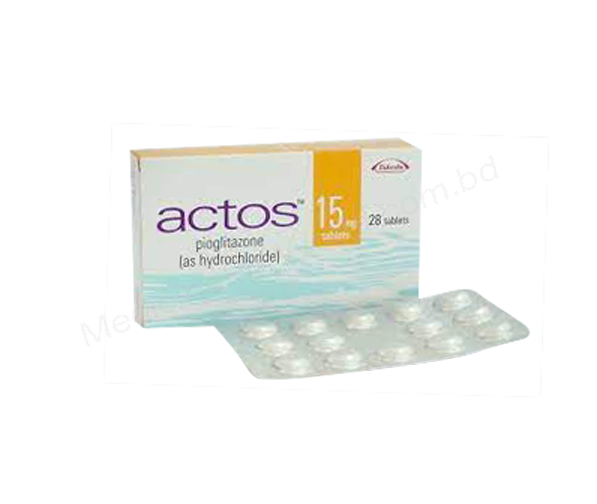 ACTOS- Родовое пиоглитазон- Takeda Pharma