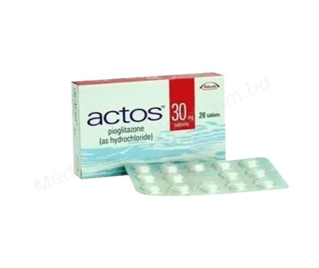 ACTOS- Родовое пиоглитазон- Takeda Pharma