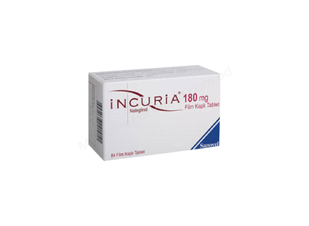 INCURIA- Generic NATEGLINIDE- Sanovel pharma
