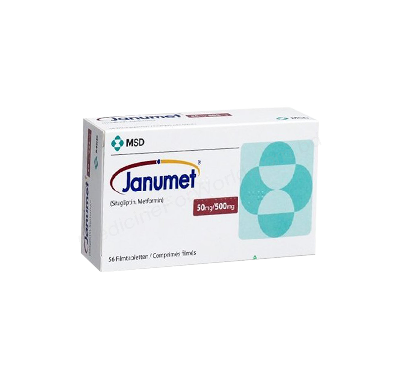 JANUMET- 通用的 SITAGLIPTIN + METFORMIN- MERCK SHARP & DOHME Pharma