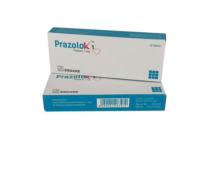 Prazolok- Родовое празозин- Square Pharma
