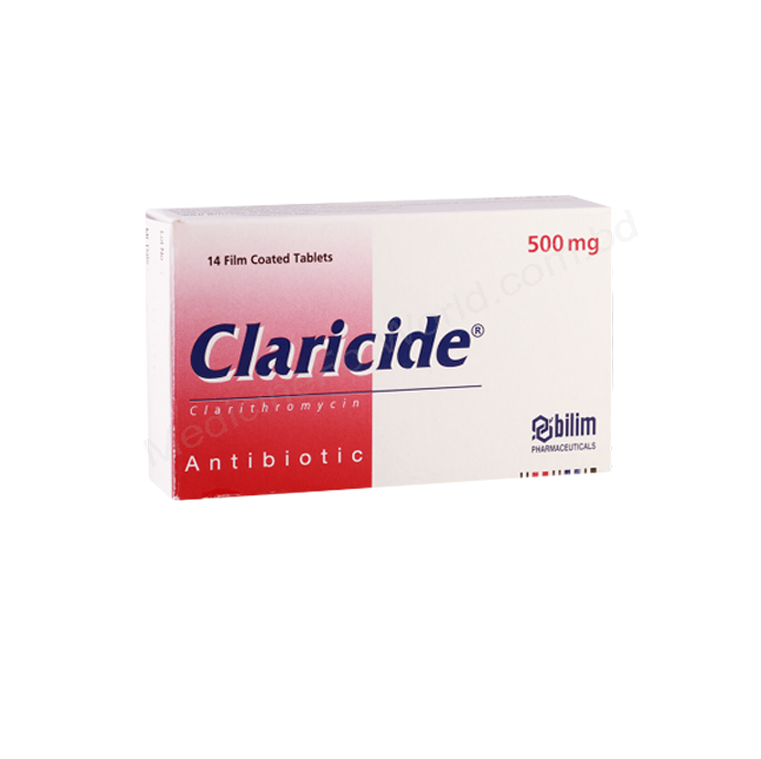 CLARICIDE- Generic CLARITHROMYCIN- BILIM Pharma
