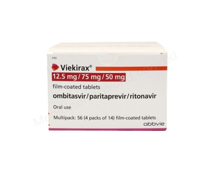 VIEKIRAX- Generic OMBITASVIR + PARITAPREVIR + RITONAVIR- Abbvie Pharma
