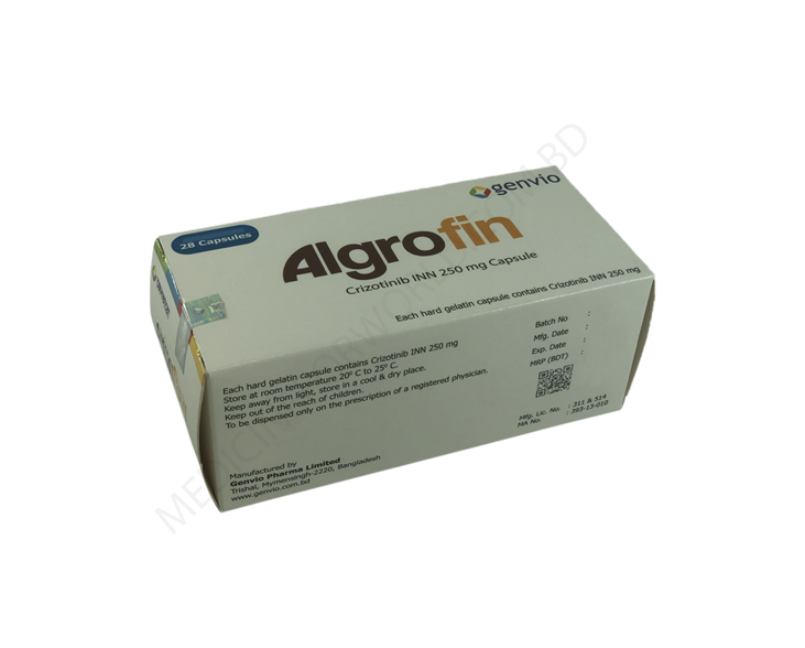 Альгрофин- Родовое Кризотиниб- Genvio Pharma