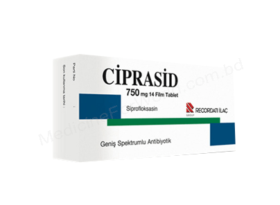 CIPRASID- Родовое CIPROFLOXACIN HYDROCHLORIDE- RECORDATI Pharma