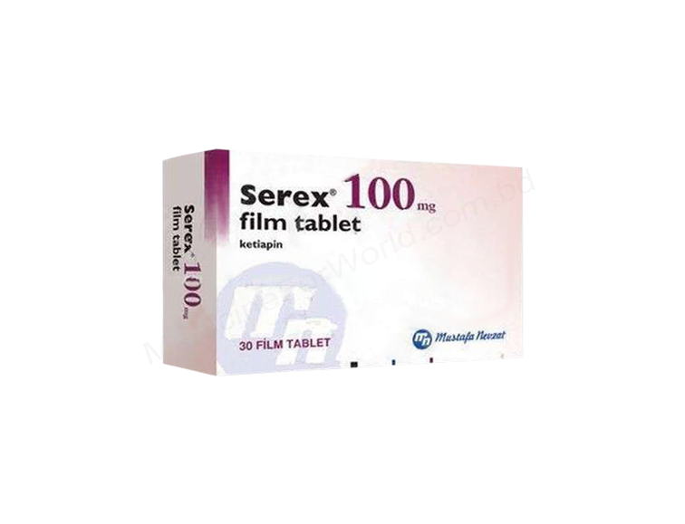 SEREX- Generic QUETIAPINE FUMARATE- MUSTAFA NEVZAT Pharma