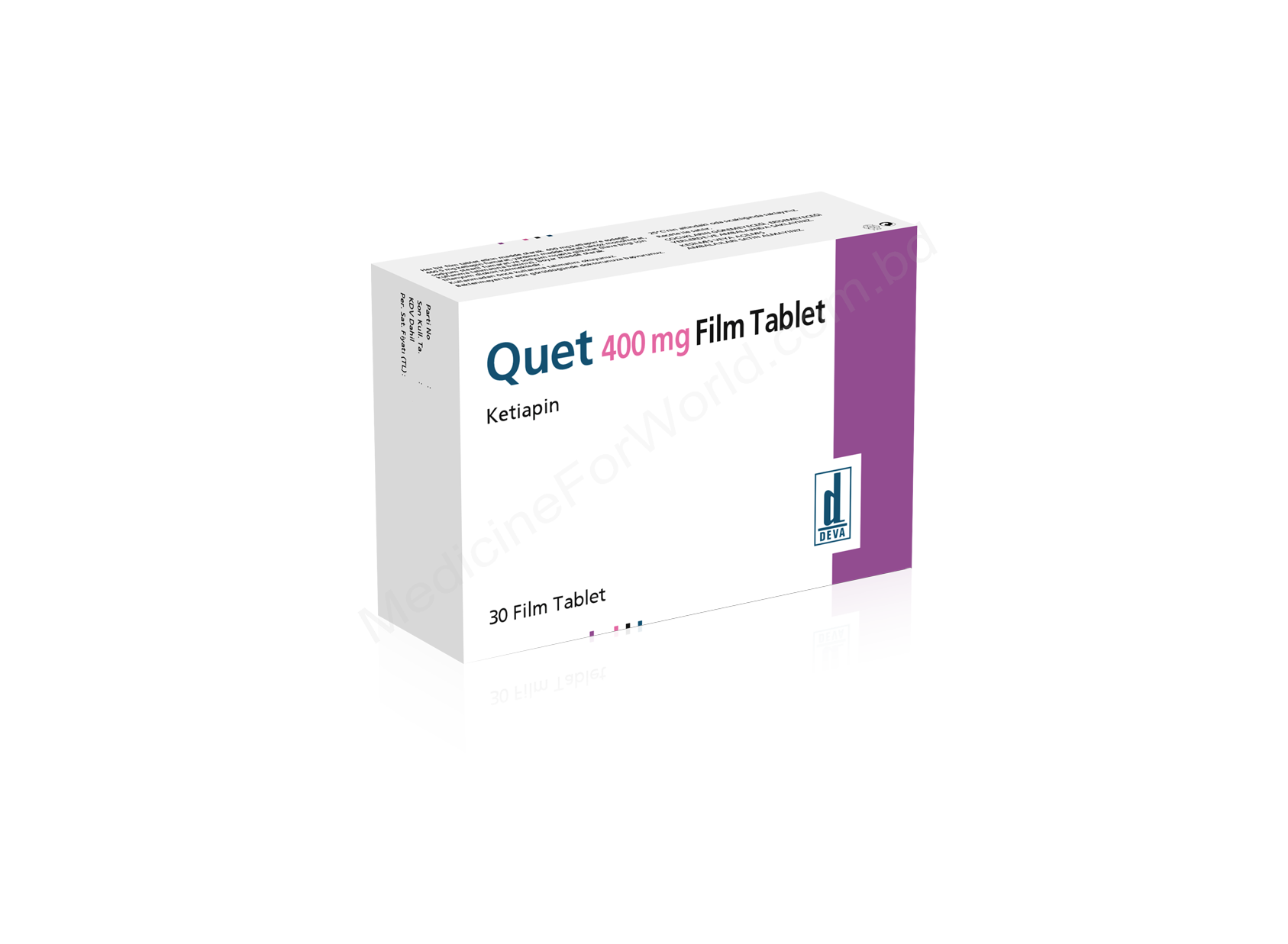 QUET- 通用的 QUETIAPINE FUMARATE- Deva Pharma