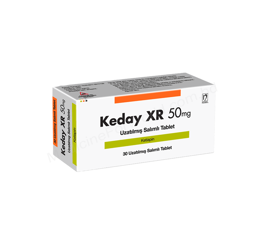 KEDAY XR- Родовое QUETIAPINE FUMARATE- Nobel pharma