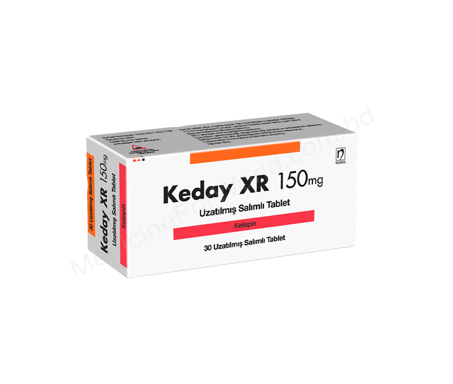 KEDAY XR- Родовое QUETIAPINE FUMARATE- Nobel pharma