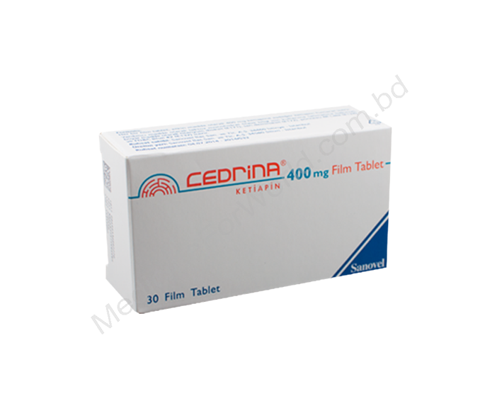 CEDRINA- 通用的 QUETIAPINE FUMARATE- Sanovel pharma