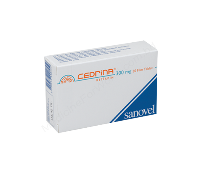 CEDRINA- 通用的 QUETIAPINE FUMARATE- Sanovel pharma