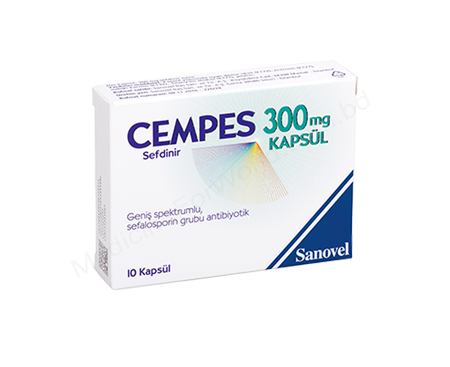CEMPES- Родовое Цефдинир- Sanovel pharma