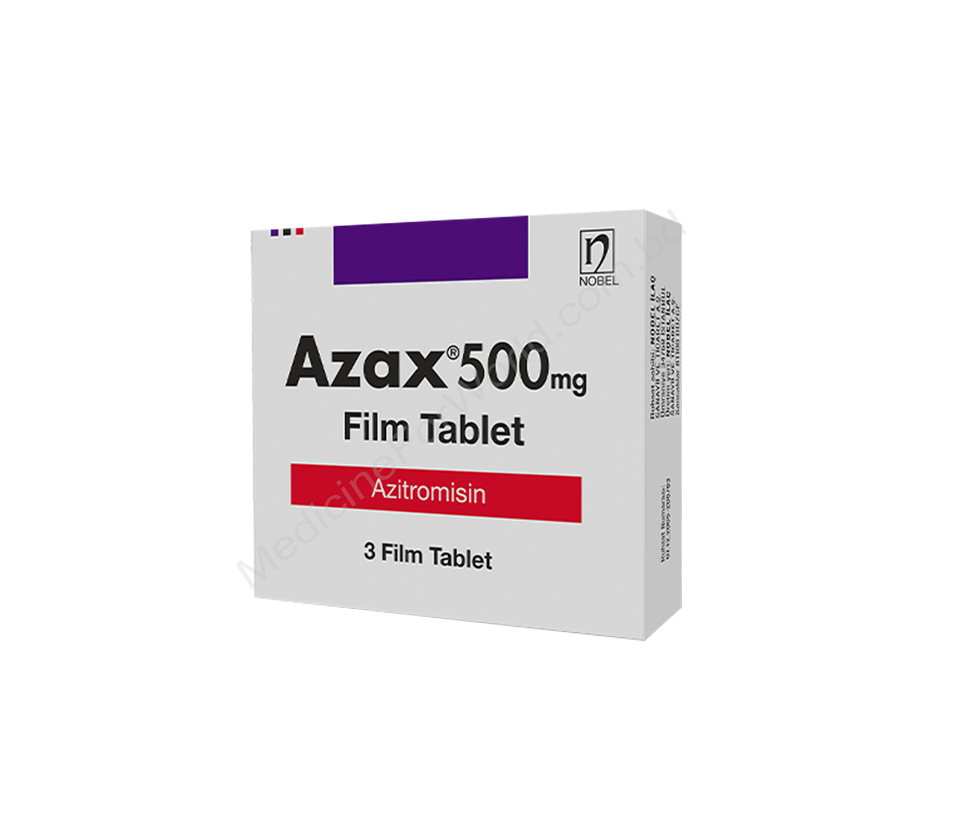 AZAX- 通用的 AZITHROMYCIN- Nobel pharma