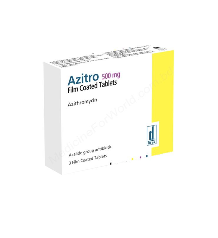AZITRO- 通用的 AZITHROMYCIN- Deva Pharma