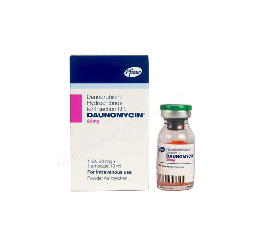 Daunomycin- 通用的 Daunorubicin Hydrochloride- Pfizer Pharma