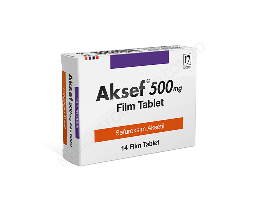 AKSEF- 通用的 CEFUROXIME AXETIL- Nobel pharma
