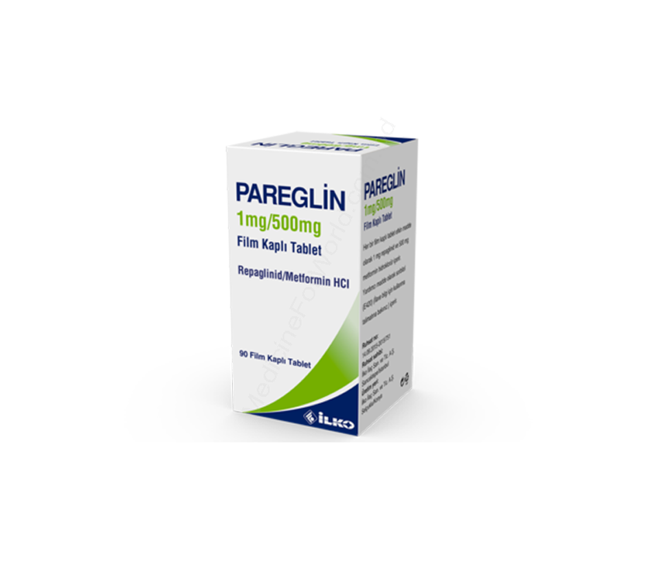 PAREGLIN- Generic REPAGLINIDE + METFORMIN HYDROCHLORIDE- ILKO Pharma
