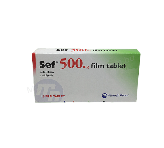 SEF- Generic CEPHALEXIN- MUSTAFA NEVZAT Pharma