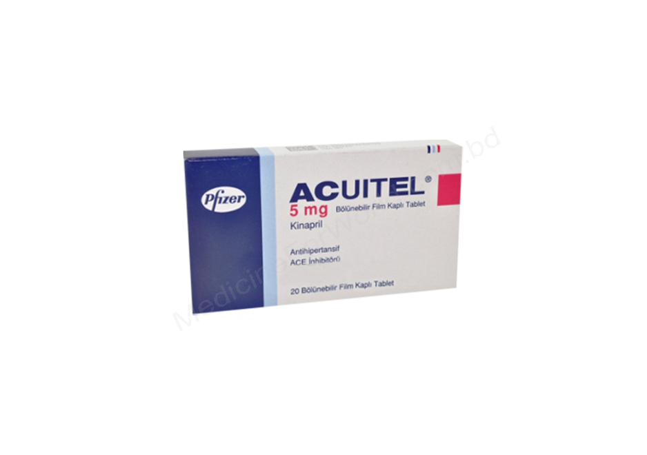 Acuitel- Generic Quinapril Hydrochloride- Pfizer Pharma