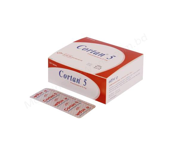 Cortan- 通用的 Prednisolone- 孟家拉伊斯达制药