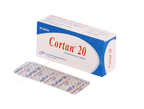 Cortan- 通用的 Prednisolone- 孟家拉伊斯达制药