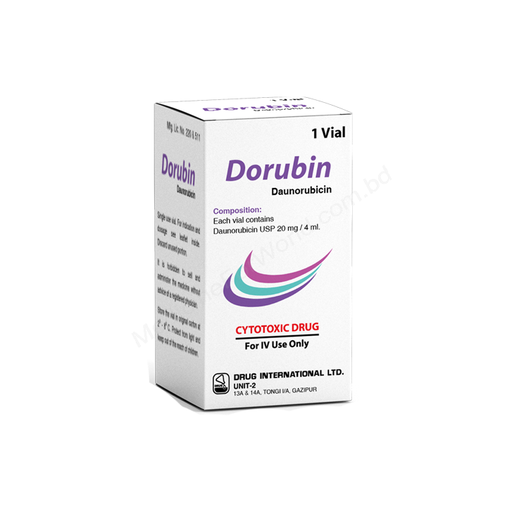Dorubin- 通用的 Daunorubicin Hydrochloride- 耀品国际有限公司