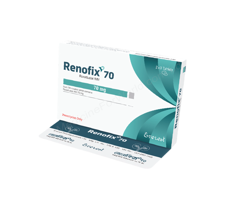RENOFIX- 通用的 Roxadustat- 孟加拉珠峰制药