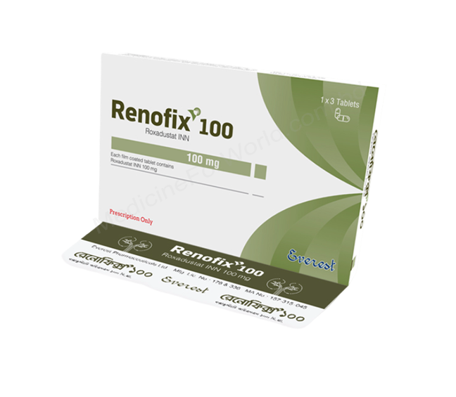 RENOFIX- 通用的 Roxadustat- 孟加拉珠峰制药