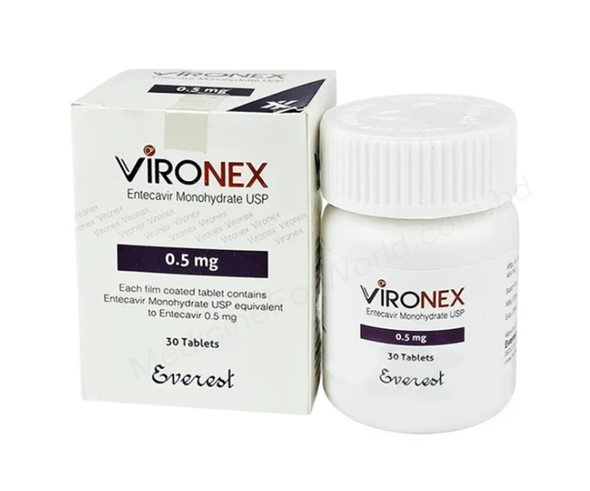 Vironex- Родовое Энтекавир- Everest Pharma
