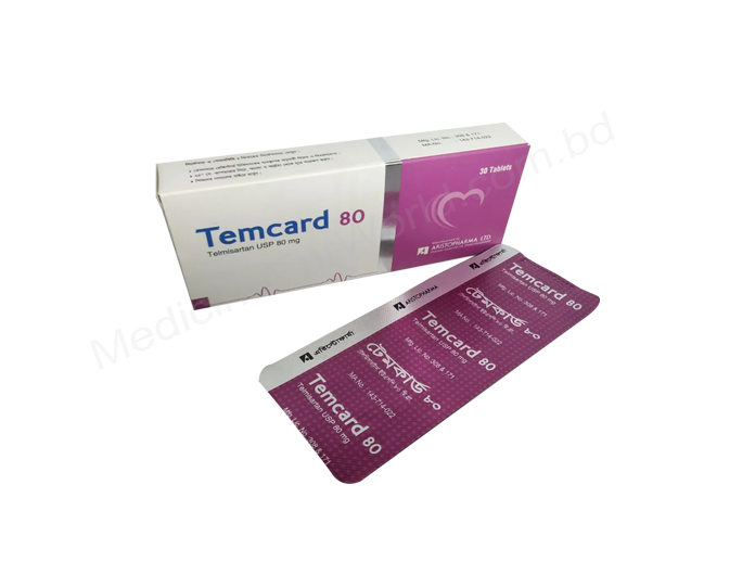 Temcard- 通用的 Telmisartan- Aristopharma