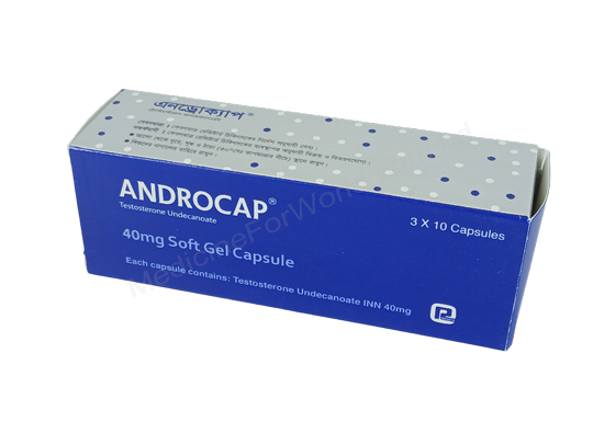 Androcap- Generic Testosterone Undecanoate- Renata Pharma