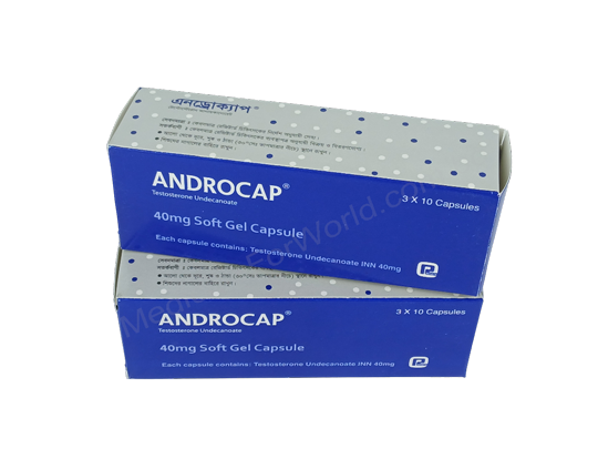 Androcap- Generic Testosterone Undecanoate- Renata Pharma