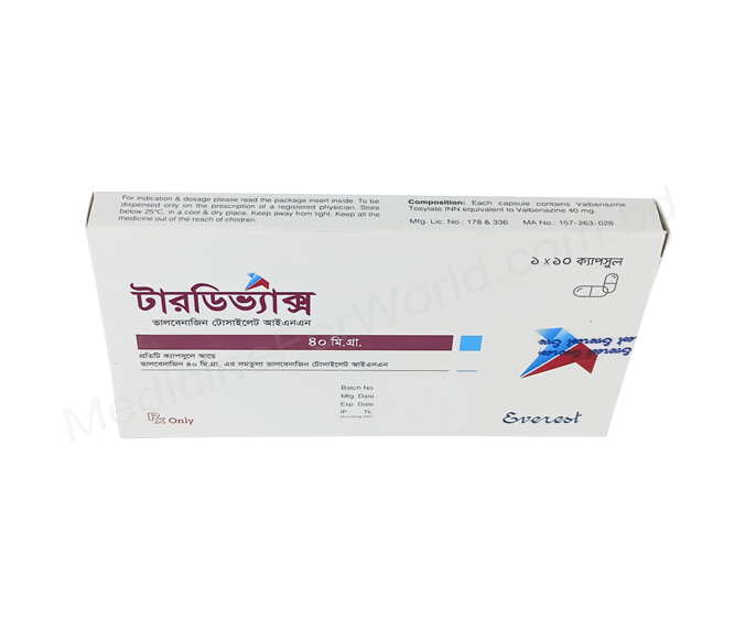 Tardivex- 通用的 Valbenazine- 孟加拉珠峰制药